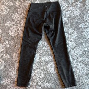 Lululemon Leggings ~ Size 6 ~ 25” Inseam ~ Heathered Black
